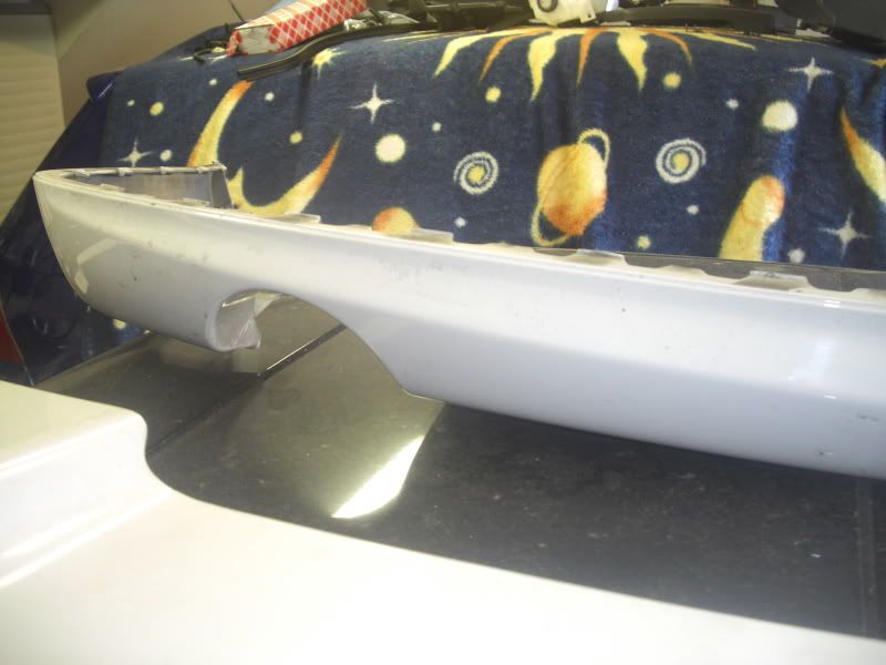 FS GLI Front and Rear Lips Candy White\ AEM intake tube w/filter and CARB sticker VW Vortex